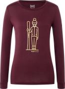 super.natural Women's Skianto Long Sleeve Wine Tasting/Gold