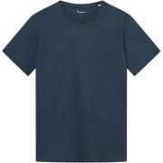 Knowledge Cotton Apparel Agnar Basic T-Shirt Total Eclipse