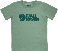 Kids' Fjällräven Logo T-Shirt Patina Green