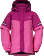 Bergans Kids' Lilletind Jacket Ibis Rose/Fandango Purple