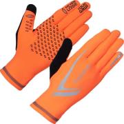 Gripgrab Running Expert Hi-Vis Touchscreen Winter Gloves Orange Hi-Vis