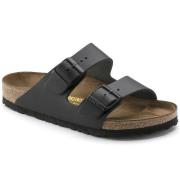 Birkenstock Unisex Arizona Natural Leather Regular Black