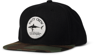 Salty Crew Men's Bruce 6 Panel Black