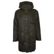 Barbour Men's Wint Wax Parka Fern