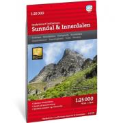 Calazo förlag Høyfjellskart Trollheimen: Sunndal & Innerdalen 1:25 000...