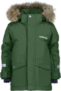 Didriksons Kids' Bjärven Parka 3 Pine Green