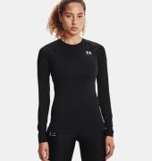 Under Armour Women's HeatGear Compression Long Sleeve Black/White