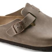 Birkenstock Women's Boston Oiled Leather Narrow Tabacco Brown