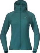 Bergans Women's Tind Merino Hood Jacket  Malachite Green