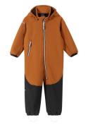 Reima Kids' Softshell Overall Mjosa Cinnamon Brown