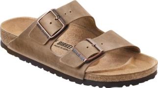 Birkenstock Unisex Arizona Oiled Leather Regular Tabacco Brown