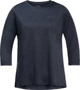 Jack Wolfskin Women's Crosstrail 3/4 Tee Night Blue