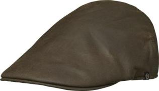 Chevalier Unisex Torre Sixpence Cap Leather Brown