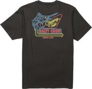 Salty Crew Men's Neon Sign SS Tee Black