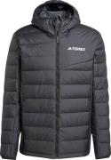 Adidas Men's Multi Light Down Hooded Jacket Black