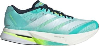 Adidas Men's Adizero Boston 13 Flash Aqua/Cloud White/Lucid Lemon