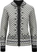 Dale of Norway Women's Solfrid Jacket Off White Black Schiefer Grau