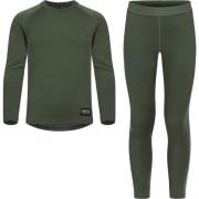 Urberg Juniors' Selje Merino-Bamboo Set Kombu Green