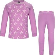 Skogstad Kids' Loppa Merinoull Sett Bright Purple