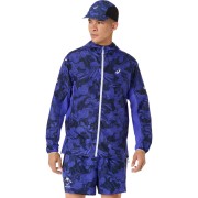 Asics Men's Fujitrail Packable Jacket Cobalt Burst/Indigo Blue/Cream