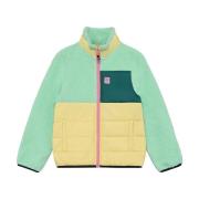 Color Kids Kids' Fleece Jacket With Quilt Cabbage