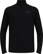 Odlo Men's Mid Layer Essential 1/2 Zip Black - Black