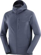 Salomon Men's Essential Lightwarm Hoodie Blue Nights