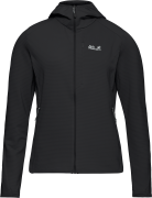 Jack Wolfskin Women's Litestride Hooded Full Zip Black