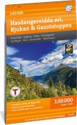 Calazo förlag Hardangervidda Øst, Rjukan & Gaustatoppen 1:50 000 Hikin...