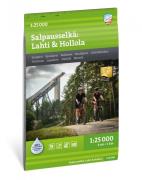 Calazo förlag Salpausselkä: Lahti & Hollola 1:25 000 Topographic map