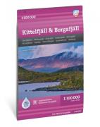 Calazo förlag Kittelfjäll & Borgafjäll 1:100 000 Hiking map