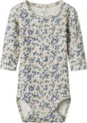 Name It Nbfninne M LS Body Str 68 - Summer Sand Langærmede Bodies hos ...