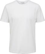 Selected Homme Slhaspen SS Oneck TEE W Noos Mand Hvid Kortærmede T-shi...