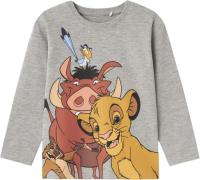 Name It Nmmjoost Lionking LS TOP WDI Str 92 - Grå Langærmede T-shirts ...