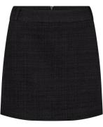 Second Female Malina Mini Skirt Kvinde Black Korte Nederdele Str L - h...