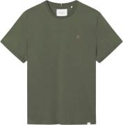 Les Deux Nørregaard Tshirt Mand Olive Night/orange Kortærmede T-shirts...