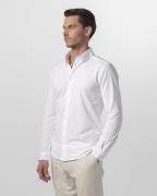 BARONS The Ambassador | White | Slim fit Mand White Langærmede Skjorte...