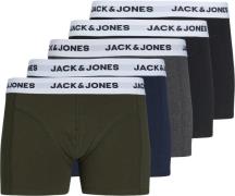 Jacbasic White WB Trunks 5 Pack NOO - Underbukser hos Magasin