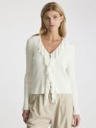 Neo Noir Sahni Knit Blouse Kvinde Off White Langærmede Bluser Str 40 -...