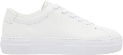 Garment Project Ella White Leather Kvinde White Sneakers Str 40 - Læde...