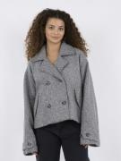 Neo Noir Sandra Soft Jacket Kvinde Grey Melange Overgangsjakker Str 44...