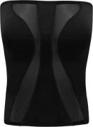 OW Collection Swirl Tube Top Kvinde Black Caviar Toppe Str L - Polyest...