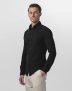 BARONS The Ambassador | Black | Contemporary fit Mand Black Langærmede...