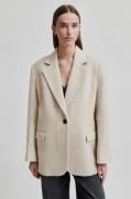 Second Female Sera Wool Blazer Kvinde Beige Melange Blazere Str L - Ul...