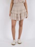 Neo Noir Kenia S Voile Skirt Kvinde Sand Korte Nederdele Str 40 - hos ...