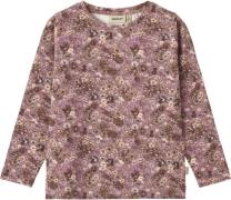 Wheat Tshirt Manna Str 3 år / 98 cm - Lavender Flowers Langærmede T-sh...