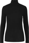 YAS Yaswoola LS High Neck TOP Noos Kvinde Sort Toppe Str XS - hos Maga...