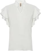 soyaconcept Scradia 194 Bluse Off White Kvinde 1100 Off White Kortærme...