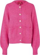 Cras Steviecras Cardigan Kvinde Pink Pop Cardigans Str 40 - hos Magasi...