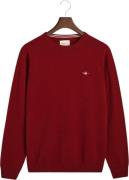 Gant Superfine Lambswool Cneck Mand Plumped Red Sweaters Str L - hos M...